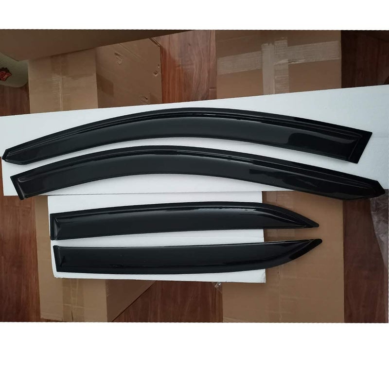 Darodcar Side Window Visors Rain Guards Vent Deflectors for Chevrolet Equinox 2018 2019 2020 2021 2022 2023 2024 Window Vents Shield Sun Shades 4-pc Set - Image 3